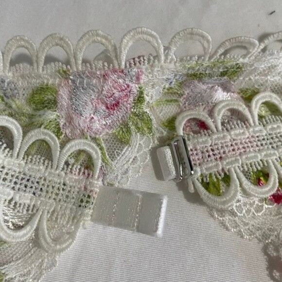 For Love & Lemons Trellis Rose Garter Belt New Womens XXS - Picture 12 of 14